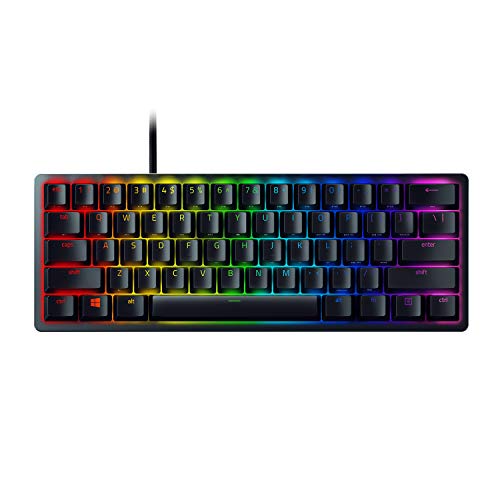 Razer Huntsman Mini 60% Optical Gaming Keyboard with Linear Red Switch,Classic Black