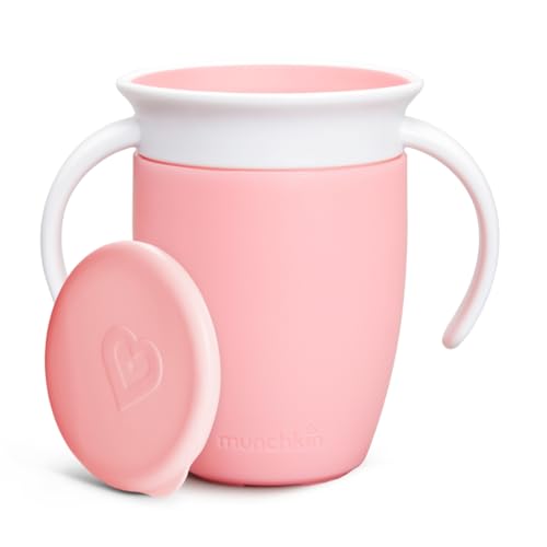 Munchkin Miracle® 360° Trainer Cup - 7oz with Lid (Pink)