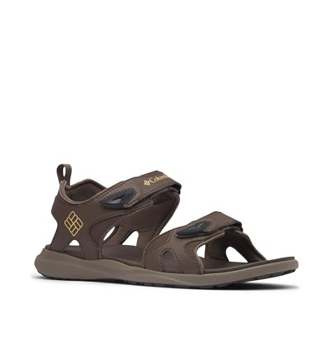 Columbia Men's COLUMBIA 2 STRAP Sandal, Black/Ti Grey Steel, 15 Regular US, Cordovan/Curry, 15