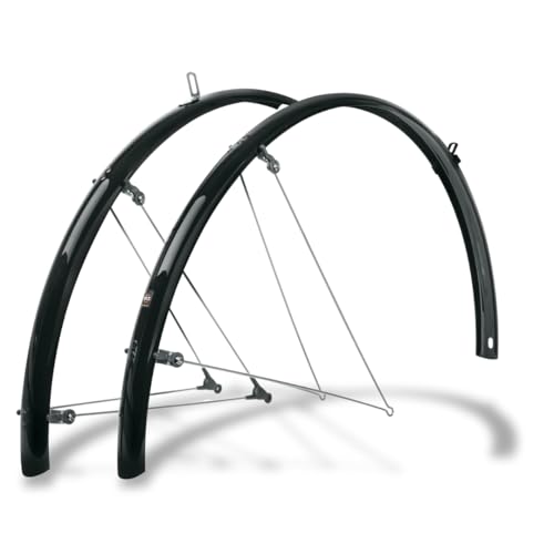 SKS Blue Mells Basic Full Bicycle Fender Mudguard 700" Up to 28C Black
