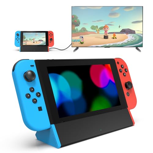 SIWIQU TV Docking Station for Nintendo Switch, Portable TV Dock Station Replacement for Official Nintendo Switch with 4K HDMI Adapter/Type C Port/USB Port (Normal Model)