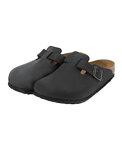 Birkenstock Unisex Adult 59461 Boston Boston Sandals [Parallel Import], Black, 6 US