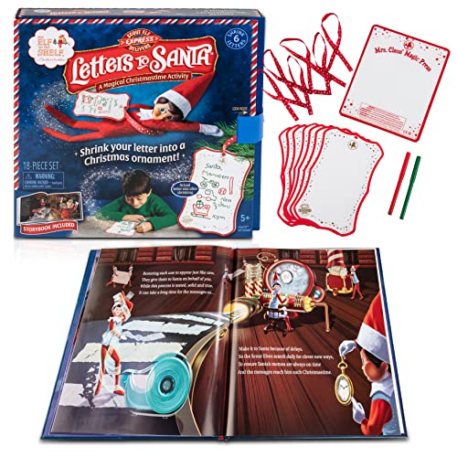 Elf On The Shelf 'Letters To Santa' Activity Kit - Multicoloured, Festive Style - Plastic Paper Polyester - Letter-Writing Kit