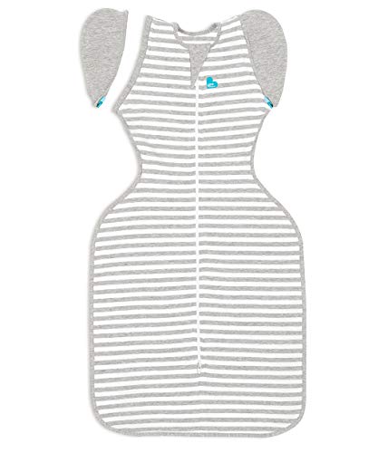 Love To Dream Swaddle UP 50/50 Original 1.0 TOG, Gray, Medium, 13-18.5 lbs.