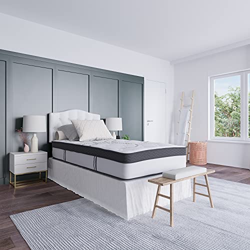 Emma + Oliver 12 Inch Memory Foam and Foam and Pocket Spring Mattress - Select The Size and Style That Fits Your Bedroom Decor Best (Twin, High Density Foam)