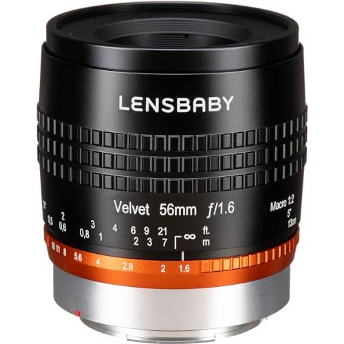 Lensbaby Velvet 56 with Copper Rings Micro Four Thirds Mount, Soft Effect, 2.2 inches (56 mm), Manual Focus