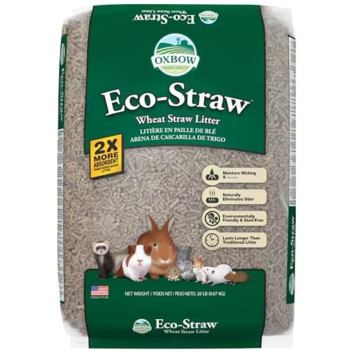 Oxbow Animal Health Eco-Straw Litter, 20 Pound Bag