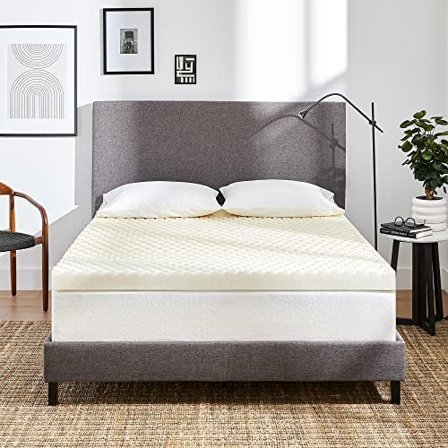 MOLECULE 3 Inch CopperWELL Cooling Gel Infused Memory Foam Mattress Topper, Full Size, Medium Support (3075011)