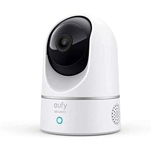 eufy Security Indoor Cam E220, Pan & Tilt, Dog/Pet Camera, 2K Wi-Fi, Motion Tracking, Motion Only Alerts, Night Vision, HomeBase 3 Compatible, Voice Assistant Support, Homekit Supported - T8410