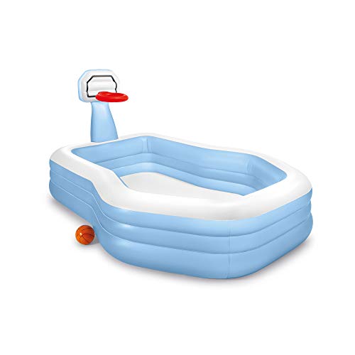 Intex Shootin' Hoops Swim Center Family Pool, for Ages 3+, Multicolor