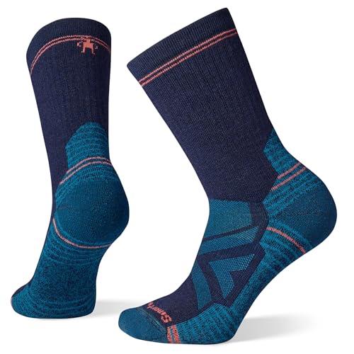 Smartwool Hike Full Cushion Crew Women's Socks, Dark Navy Blue, Medium