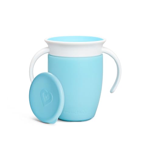 Munchkin Miracle ® 360° Trainer Cup - 7oz with Lid (Blue)