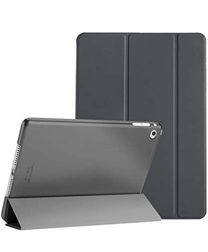 ProCase iPad Mini 4 Case - Ultra Slim Lightweight Stand Case with Translucent Frosted Back Smart Cover for 2015 Apple iPad Mini 4 (4th generation iPad Mini, Mini4) –Grey