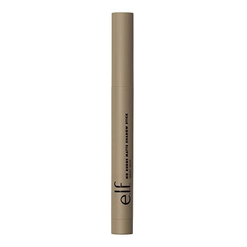 e.l.f. No Budge Matte Shadow Stick, One-Swipe Cream Eyeshadow Stick, Long-Wear & Crease Resistant, Matte Finish, Trift Shop