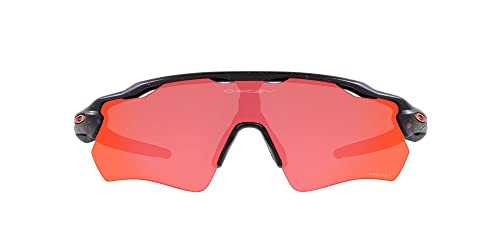 Oakley Men's Oo9208 Radar Ev Path Rectangular Sunglasses, Matte Green Purple Colorshift Splatter/Prizm Trail Torch, 38 mm