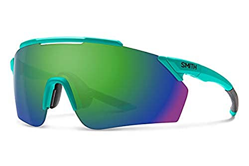 Smith Optics Ruckus ChromaPop Sunglasses, Matte Jade/Chromapop Green Mirror, One Size