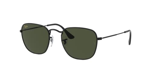 Ray-Ban Rb3857 Frank Square Sunglasses, Black/G-15 Green, 51 mm