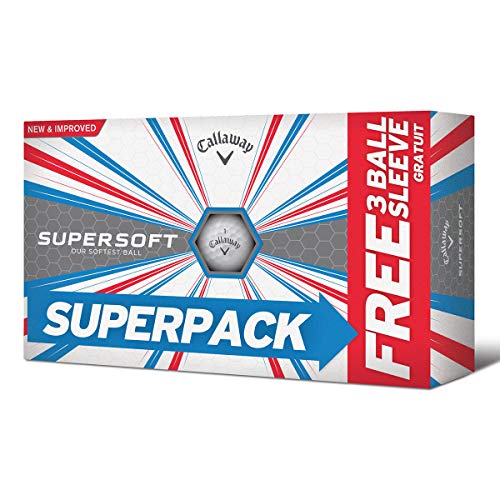 Callaway 2017 Supersoft Golf Balls (One Dozen) White