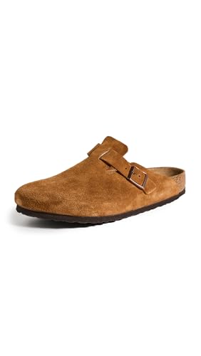 BIRKENSTOCK Boston Clog, Mink Suede, EU 38 / Womens 7-7.5 N