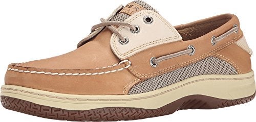 Sperry Men's Billfish 3-Eye Boat Shoe, Tan/Beige, 8