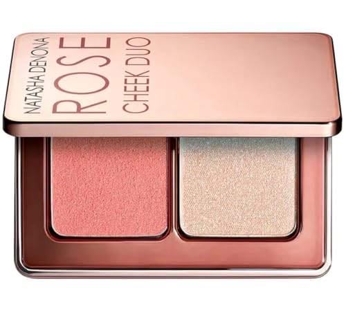 Natasha Denona Rose Cheek Duo - Cream Blush and Highlighter