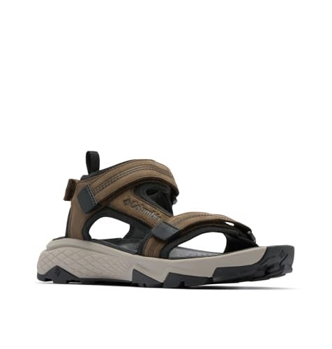 Columbia Men's Peakfreak Rush Sandal Lea Sport, Cordovan/Pebble, 13