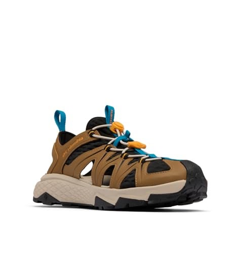 Columbia Men's Peakfreak Rush Shandal Sport Sandal, Delta/Mango, 8