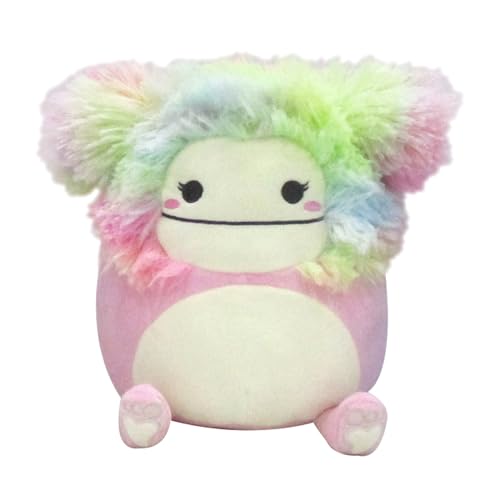 Squishmallows Squishdoos Kellytoy Plush 7.5" Caparinne The Pink Rainbow Hair Axolotl – Ultrasoft Stuffed Animal Toy Soft Squishy Plush Toy (Caparinne Pink)