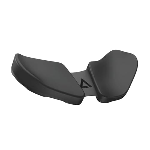 DELTAHUB Carpio 2.0 - Left-Handed Truly Ergonomic Wrist Rest for Mouse, Carpal Tunnel Support, Pain Relief, Anti-Fatigue, Easy Glide, Sleek, Office Computer, Laptop, Gaming - Large, Black