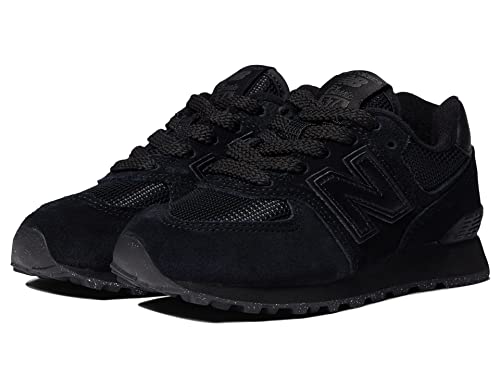 New Balance Boys' 574 Trainers, black, 14 US Little Kid