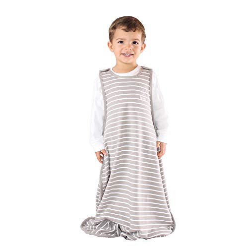 Woolino Toddler Sleeping Bag, 4 Season Merino Wool Baby Sleep Bag or Sack, 2-4 Years, Earth