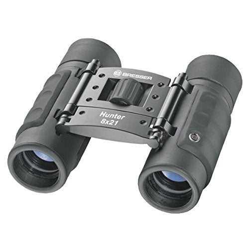 Bresser Hunter 8x21 Compact Roof Edge Binoculars, Small, Lightweight and Ideal for Travel, with Multilayer Coating and Diopter Compensation
