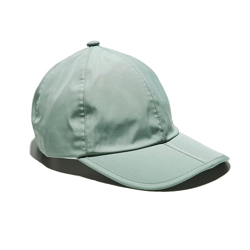 SEALSKINZ Unisex Salle Waterproof Foldable Peak Cap, One Size, Light Green