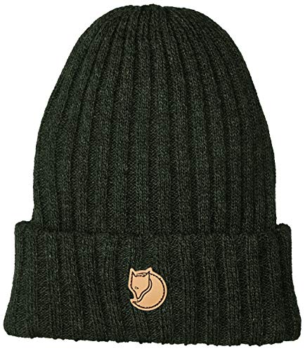 Fjällräven Byron Beanie - Winter Hat, Cold Weather Skull Cap (US, Alpha, One Size, Dark Olive)