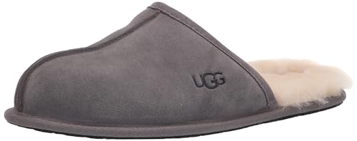 UGG Men's Scuff Slipper, Dark Grey, 9