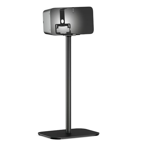 Vogel's SOUND 3305 Universal speaker floor stand | Max. 15 lbs (6.5 kg) | Height: 29.5 inch | Also fits Sonos Five & Play:5 | Universal compatibility | Black | 1 floor stand
