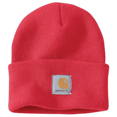 Carhartt Men's Knit Cuffed Beanie, Bittersweet
