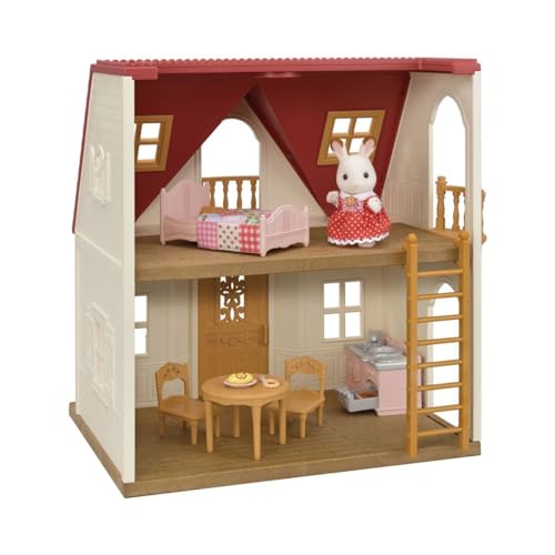 Epoch Sylvanian Families New Red Roof Cosy Cottage Starter Home Playset
