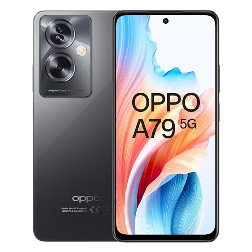 Oppo A79 5G Dual-SIM 128GB ROM + 4GB RAM (Only GSM | No CDMA) Factory Unlocked 5G Smartphone (Mystery Black) - International Version