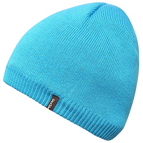 DexShell Waterproof Beanie Solo, Cyan Blue, One Size Adult