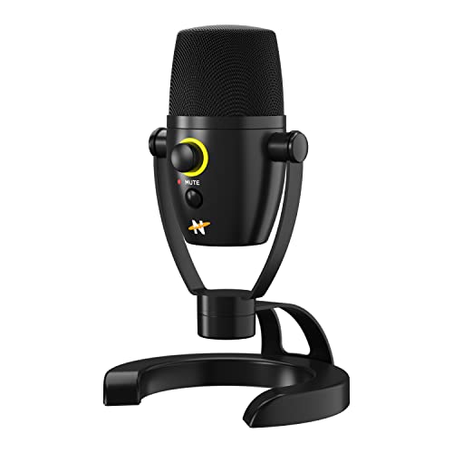 Neat Bumblebee II - Professional Cardioid Directional USB Condenser Microphone with 24 Bit/96 KHz Digital Audio for Recording, Streaming, Podcasting, and Gaming - Black