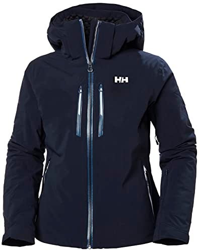 Helly-Hansen Womens Alphelia LIFALOFT Ski Jacket, 599 Navy, Medium, 599 Navy, Medium