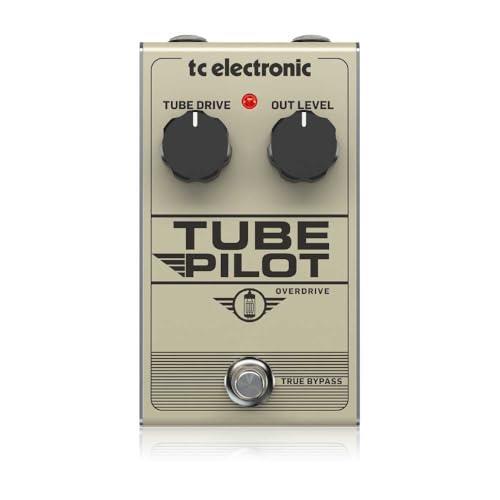 TC Electronic Analog Tube Overdrive Pedal, Guitar Effector, Analog Circuit Design, Equipped with 12AX7 Vacuum Tube, Simple Operation, True Bypass TUBE PILOT OVERDRIVE