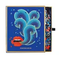Galison Jonathan Adler Lips Shaped Jigsaw Puzzle from - Uniquely Shaped 750 Piece Jigsaw Puzzle for Adults, 21.5" x 27", Thick & Sturdy Pieces, Challenging and Fun Fun Indoor Activity