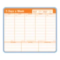 Knock Knock 5 Days a Week Paper Mouse Pad, Weekly Calendar Pad Tear Off & Daily To Do List Pad, 9.5 x 8-inches
