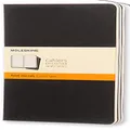 Moleskine Cahier Journal, Soft Cover, Large (5" x 8.25") Ruled/Lined, Black, 80 Pages (Set of 3)