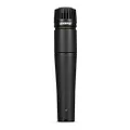 Shure SM57 Cardioid Dynamic Instrument Microphone with Pneumatic Shock Mount, A25D Mic Clip, Storage Bag, 3-pin XLR Connector, No Cable Included (SM57-LC)