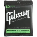 Gibson Masterbuilt Premium Phosphor Bronze Acoustic Guitar Strings, Light 12-53