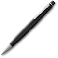 LAMY L101/7 2000 Mechanical Pencil with Brushed SS Clip, Black