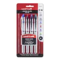 Uniball Vision Elite Rollerball Pens, Assorted Pens Pack of 4, Bold Pens with 0.8mm Ink, Ink Black Pen, Pens Fine Point Smooth Writing Pens, Bulk Pens, and Office Supplies
